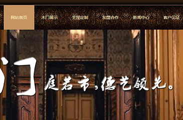 木門(mén)網(wǎng)站建設案例展示